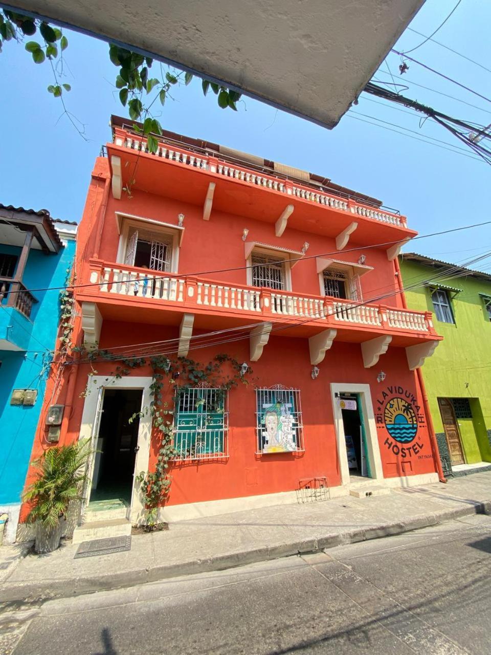 La Viduka Hostel Cartagena Eksteriør billede